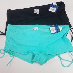 New with Tags Arizona Swimsuit Bottoms/Shorts Fairy Blue AND Black Bundle